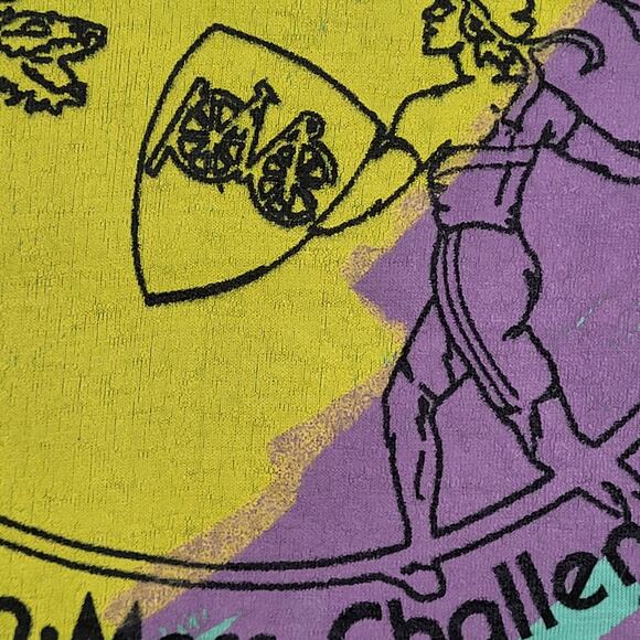 VTG 1988 Pan-Mass Challenge Tee Mens S Single Stitch USA Made Cycling Dragon - Picture 4 of 13